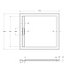 Душевой поддон Cezares TRAY-AS-AH, 100x90, белый, TRAY-AS-AH-100/90-30-W - изображение 3