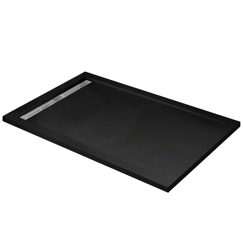 Душевой поддон Cezares TRAY-AS-AH, 120x90, чёрный матовый, TRAY-AS-AH-120/90-30-NERO
