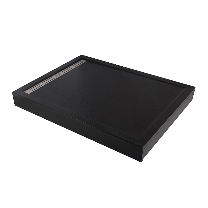 Душевой поддон Cezares TRAY-AS-AH, 120x90, чёрный матовый, TRAY-AS-AH-120/90-30-NERO