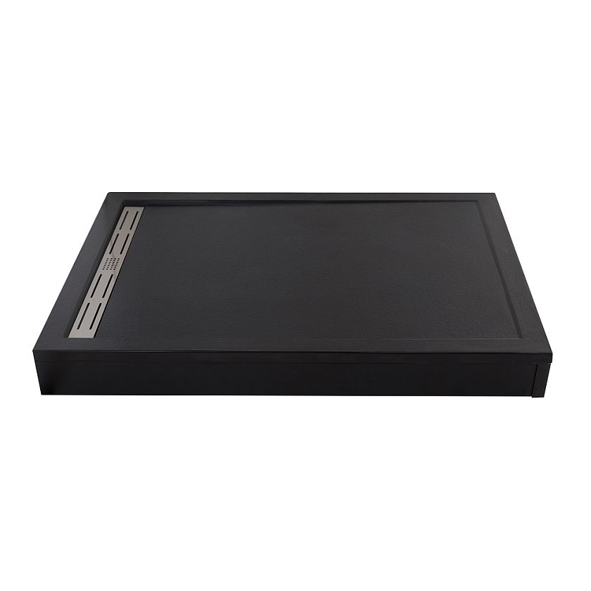 Душевой поддон Cezares TRAY-AS-AH, 120x90, чёрный матовый, TRAY-AS-AH-120/90-30-NERO