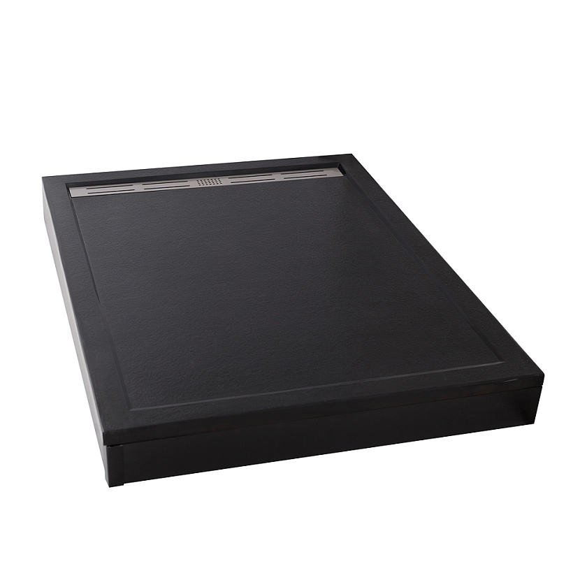 Душевой поддон Cezares TRAY-AS-AH, 120x90, чёрный матовый, TRAY-AS-AH-120/90-30-NERO