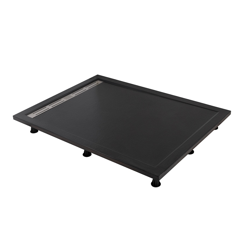 Душевой поддон Cezares TRAY-AS-AH, 120x90, чёрный матовый, TRAY-AS-AH-120/90-30-NERO