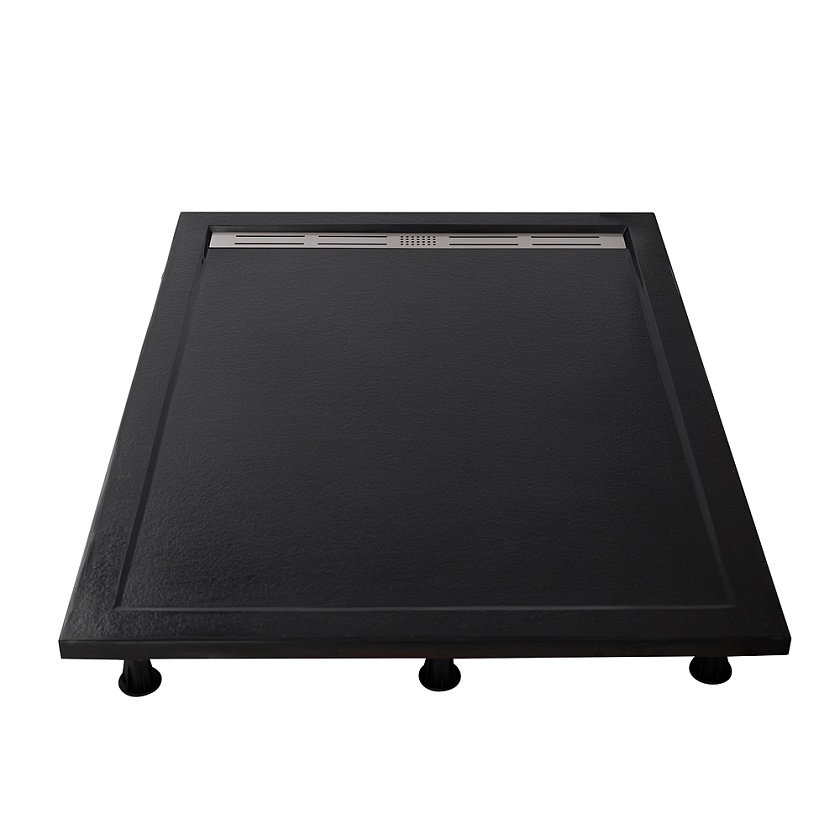 Душевой поддон Cezares TRAY-AS-AH, 120x90, чёрный матовый, TRAY-AS-AH-120/90-30-NERO
