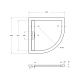 Душевой поддон Cezares TRAY-AS-R, 80x80, белый, TRAY-AS-R-80-30-W - изображение 3