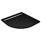 Душевой поддон Cezares TRAY-AS-R, 90x90, чёрный матовый, TRAY-AS-R-90-30-NERO - изображение 1