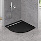 Душевой поддон Cezares TRAY-AS-R, 90x90, чёрный матовый, TRAY-AS-R-90-30-NERO - изображение 2