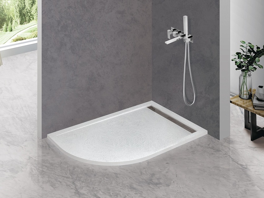 Душевой поддон Cezares TRAY-AS-RH, 100x80, R, TRAY-AS-RH-100/80-30-W-R