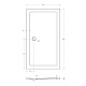 Душевой поддон Cezares TRAY-M-AH, 160x90, TRAY-M-AH-160/90-35-W - изображение 3