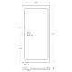 Душевой поддон Cezares TRAY-M-AH, 180x90, TRAY-M-AH-180/90-35-W - изображение 3