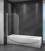 Стеклянная шторка для ванны Cezares RELAX V-1, 80 см, RELAX-V-1-80/140-C-Bi