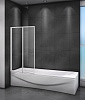Стеклянная шторка для ванны Cezares RELAX V-2, 80 см, RELAX-V-2-80/140-C-Bi