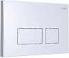 Кнопка смыва Logan Space двойная White 00297681