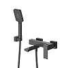 Смеситель для ванны Cezares Slider, черный матовый, SLIDER-VD-NOP