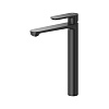 Высокий смеситель для раковины Cezares Stylus, черный матовый, STYLUS-LC-NOP-W0