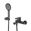 Смеситель для ванны Cezares Stylus, черный матовый, STYLUS-VD-NOP