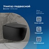 Унитаз Aquanet Rimless, подвесной, CETUS-BW