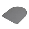 Сиденье для унитаза BelBagno Colorato, серый матовый, BB062SC-GR
