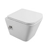Унитаз BelBagno Due с сиденьем, подвесной, BB3103CHR-BS/SC