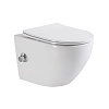 Унитаз BelBagno Uno с сиденьем, подвесной, BB3105CHR-BS/SC