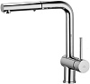 Смеситель для кухни Paffoni Light поворотный, LIG285CR-MET