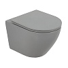 Унитаз с сиденьем BelBagno Colorato, подвесной, BB062CHR-GR/BB062SC-GR