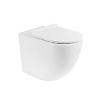 Унитаз с сиденьем BelBagno Sfera-R, приставной, BB2141CBR/BB2111SC