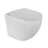Унитаз с сиденьем BelBagno Sfera-R, приставной, BB2141CBR/BB902SC