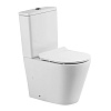 Унитаз с сиденьем BelBagno Flay-R, напольный, BB2149CP-TOR/BB2149T/BB2111SC