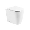 Унитаз с сиденьем BelBagno Marino, приставной, BB105CBR+BB3105SC