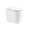 Унитаз с сиденьем BelBagno Marino, приставной, BB105CBR+BB2034SC