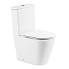 Унитаз с сиденьем BelBagno Flay-R, напольный, BB2149T+BB2149CPR+BB870SC