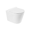 Унитаз с сиденьем BelBagno Flay-R, подвесной, BB053CHR+BB2111SC