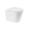 Унитаз с сиденьем BelBagno Flay-R, подвесной, BB053CHR+BB105SC