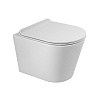 Унитаз с сиденьем BelBagno Flay-R, подвесной, BB053CHR+BB901SC