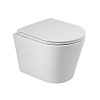 Унитаз с сиденьем BelBagno Flay-R, подвесной, BB053CHR+BB902SC