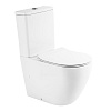 Унитаз с сиденьем BelBagno Sfera-R, напольный, BB2141T+BB2141CPR+BB2034SC