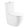 Унитаз с сиденьем BelBagno Sfera-R, напольный, BB2141T+BB2141CPR+BB105SC