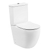 Унитаз с сиденьем BelBagno Amanda, напольный, BB051T+BB051CPR+BB2034SC