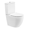 Унитаз с сиденьем BelBagno Amanda, напольный, BB051T+BB051CPR+BB2111SC