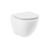 Унитаз с сиденьем BelBagno Amanda, подвесной, BB051CHR+BB870SC