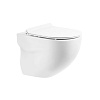 Унитаз с сиденьем BelBagno Onda, подвесной, BB066CHR+BB2111SC