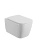 Унитаз с сиденьем BelBagno Veneto, подвесной, BB132CHR+BB027SC