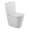 Унитаз с сиденьем BelBagno Flay-R, напольный, BB2149T+BB2149CP-TOR+BB089SC