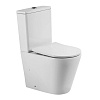 Унитаз с сиденьем BelBagno Flay-R, напольный, BB2149T+BB2149CP-TOR+BB2031SC