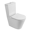 Унитаз с сиденьем BelBagno Flay-R, напольный, BB2149T+BB2149CPR/SC