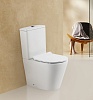 Унитаз с сиденьем BelBagno Flay-R, напольный, BB2149T+BB2149CPR+BB2111SC