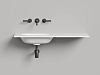 Раковина со столешницей Salini ONDA EDGE OVAL c выбором габаритов, формы и количеством чаш