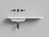Раковина со столешницей Salini ONDA FLOW ROUND c выбором габаритов, формы и количеством чаш