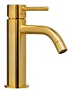 Смеситель для раковины Paffoni Light, золото, LIG071HGSP
