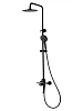 Душевая система Wonzon &amp; Woghand CLICK, матовая, черный, WW-N3S962-MB